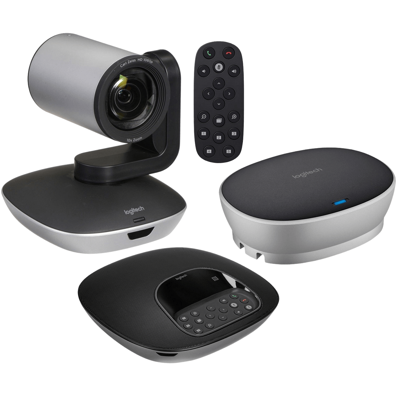 Kit Logitech Group con micrófonos de expansión — videoconferencia Paraguay
